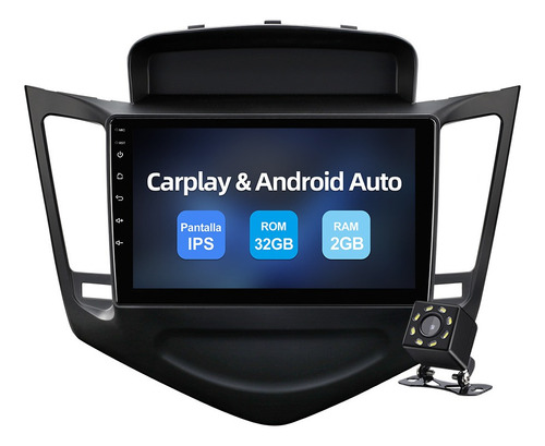 Estéreo 2+32g Carplay Para Chevrolet Cruze 2008-2015 Gps Rds