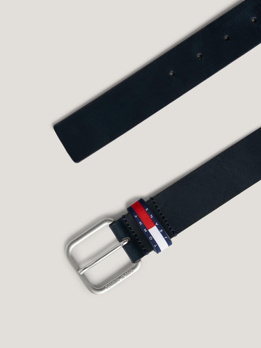 Cinturón Ryan Essential De Cuero Azul Tommy Hilfiger Talla 105
