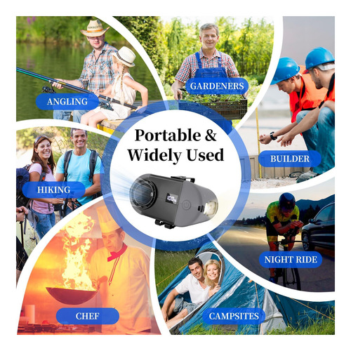 Tpsofy Clip Portable Portable En Vento, Cinto Mah Can Con De