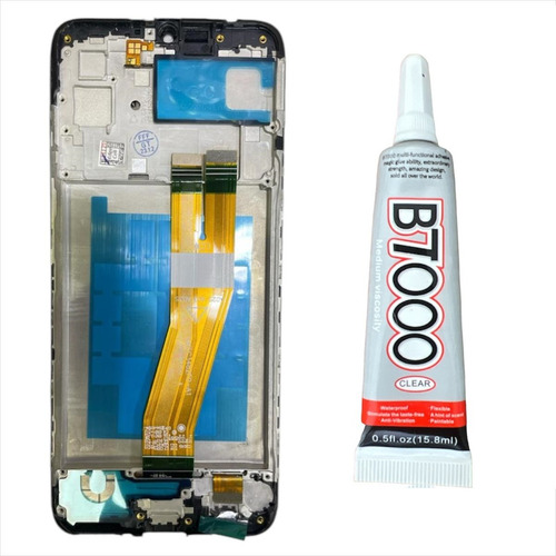 Tela Frontal Lcd Compatível Com A03 / A035 Com Aro + Cola