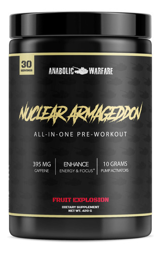 Anabolic Warfare - Polvo De Preentrenamiento Para Hombres Y