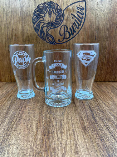 Imagen 2 de 3 de Jarras De Cerveza Personalizadas . Grabado Láser