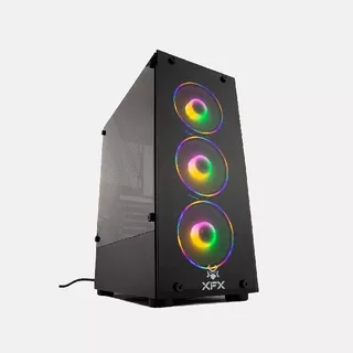 GABINETE GAMER XFX KEIKO GC-02 X3 FAN RGB