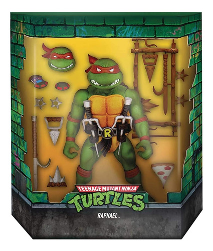 Tmnt Ultimates Wave 1: Figura De Acción Raphael Versión 2