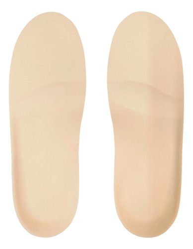 Plantilla Ortopedica Pie Plano Pelite C/barra Metatarsal Chico Largo Pie 23-25 Cm Beige Con Azul