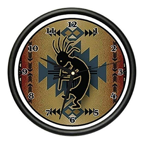 Signmission Kokopelli Reloj De Pared Nativo Americano Idol F