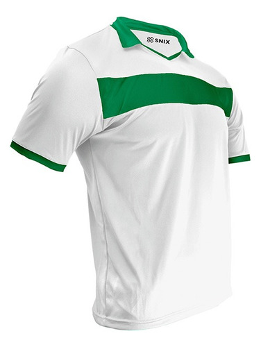 Polera De Futbol Infantil Zid Blanco Y Verde