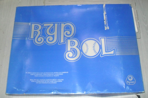  Juego De Mesa Ryp Bol 90's  Beisbol