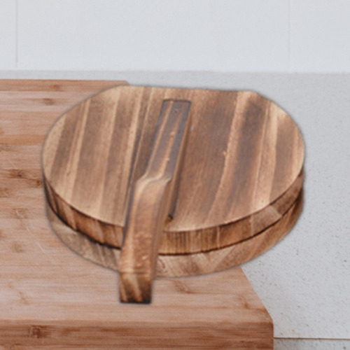 Prensa De Madera Para Preparar Tortillas Caseras 3 Piezas