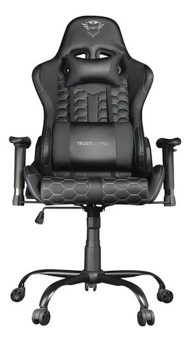 Silla Gamer Trust Gxt 708 Resto Ergonómica Reclinable 180° Negro