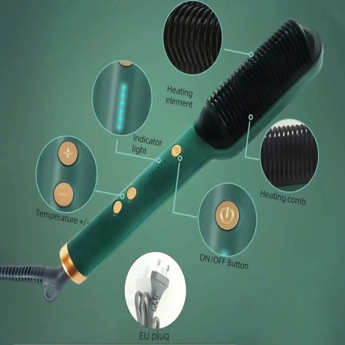 Imagem 2 de 10 de Escova Alisadora De Cabelo Anion 3 Em 1 Basic Sleek Bivolt
