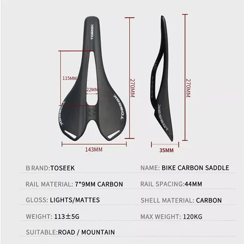 Asiento Toseek Full Carbono