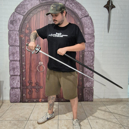 Espada Decorativa Rapieira Para Esgrima Europeia 119cm