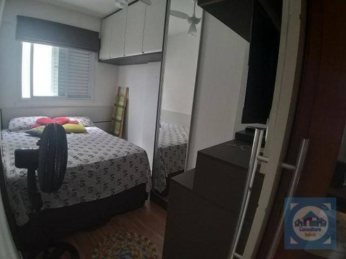 Apartamento Com 1 Dormitório À Venda, 38 M² Por R$ 181.000,00 - Parque São Vicente - São Vicente/sp - Ap5786