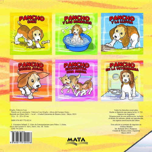 Colección Pancho. Primeros Lectores. Cuentos Infantiles X6