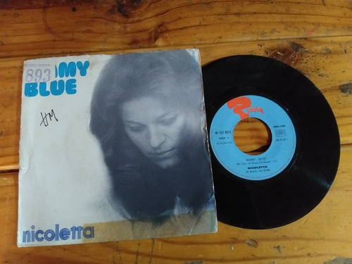 Nicoletta Mamy Blue Vinilo Simple 7' Francia Pop Soul 1971