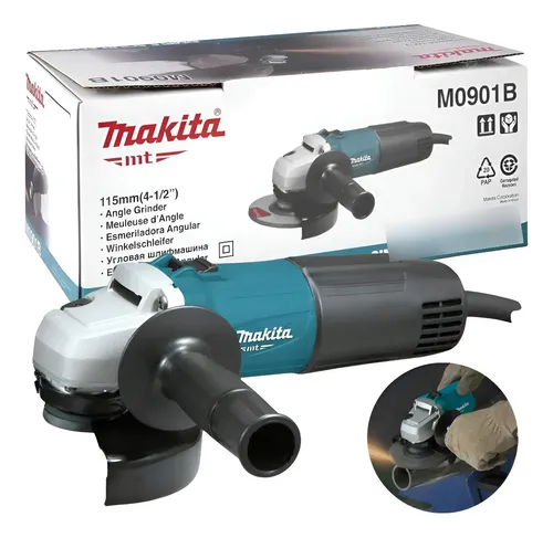 Esmerilhadeira Angular Makita Mt M0901b 115mm 600w Potente