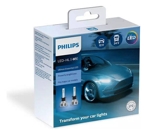 Lampara H1 Led Philips Ultinon Essential 6500k Cree Premium
