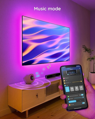 Tira De Luces Led Govee Rgbic Para Tv De 46 A 60 Pulgadas
