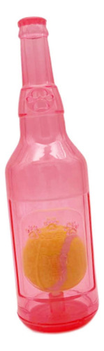 Juguete Para Perros Con Forma De Botella De Agua Para Rojo L