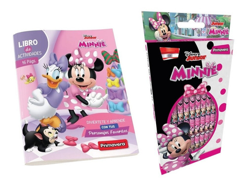 Kit Libro De Colorear + Colores Disney Original
