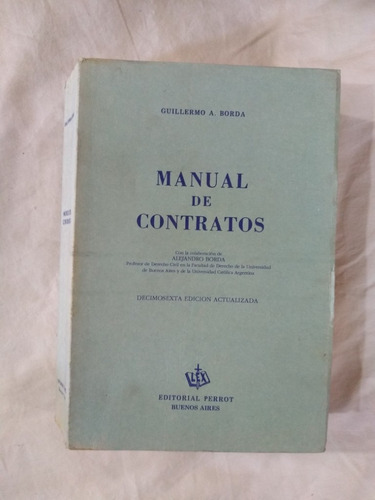 Manual De Contratos - Guillermo Borda