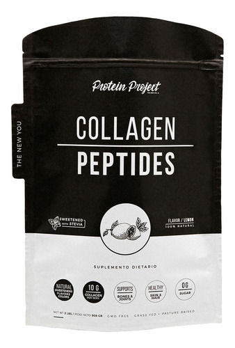 Collagen Peptides 2 Lbs Protein Project Stevia 75 Servicios