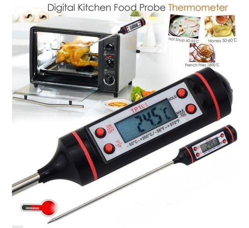 Termometro Digital Waterproof Pincha Carne Gastronomia $