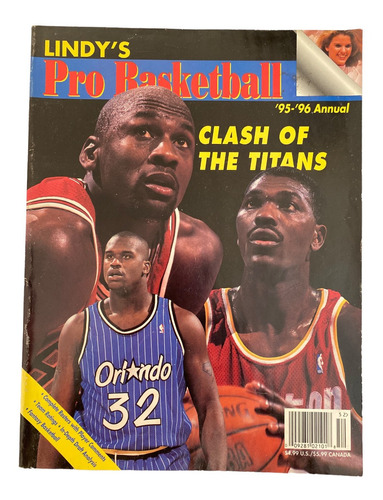 Revista Lindy´s Pro Basketball 95-96 Annual Nba 1995 Jordan