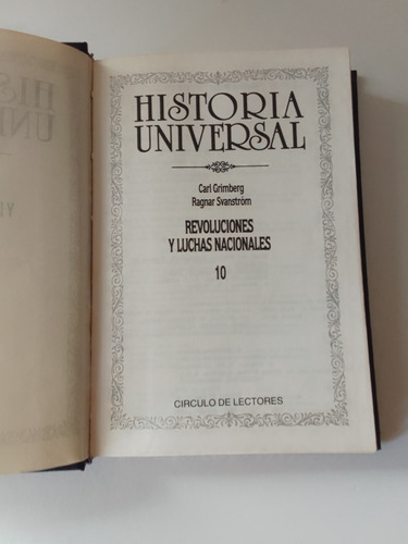 Libro Revolución Y Luchas Nacionales De Historia Universal 