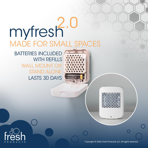 Ambientador Personal Myfresh 2.0 Tecnología Seca Blanco Color Fragancia