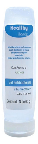 Gel Antibacterial Healthy Hands 60 G Fragancia Cítricos