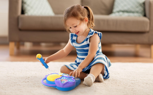 Micrófono De Karaoke Ekids Ms Rachel Con Boombox Para Niños