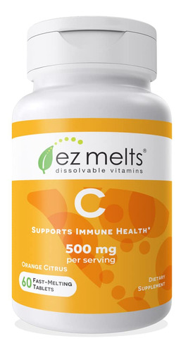 Ez Melts Vitamina C Para Apoyo Inmunologico, Tabletas Solubl