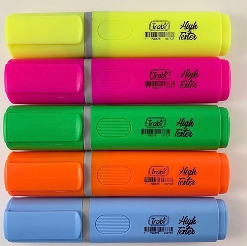 Resaltadores Trabi Fluor X5 - Libreria Jr