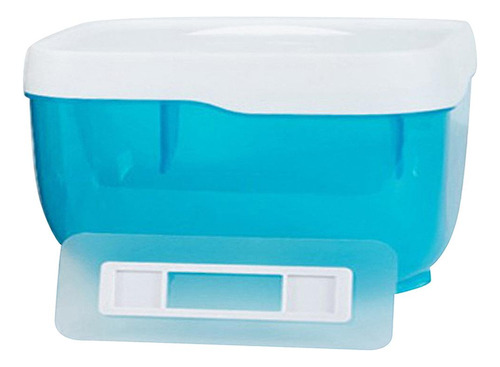 Caja De Pañuelos Autoadhesiva Para El Baño, Soporte Azul L