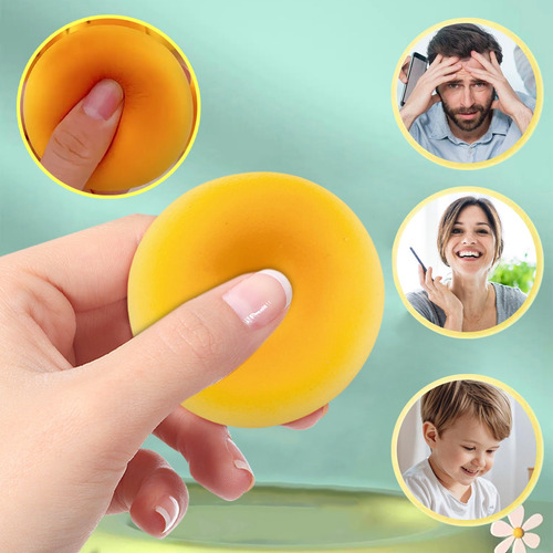 Bollos Grandes De 6 Cm De Alto, Pan, Juguete Para Aliviar El