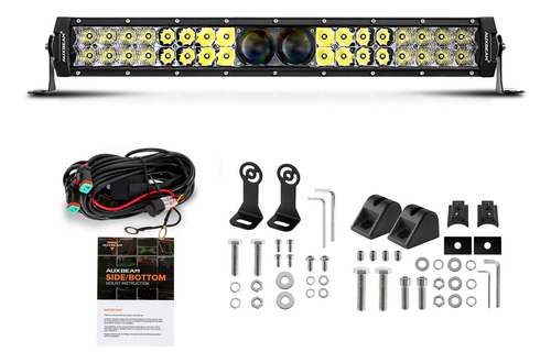 Auxbeam Barra De Luz Led De 22 Pulgadas, 180 W,  Lúmenes, .