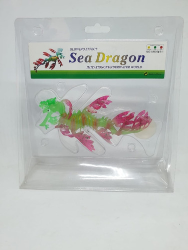 Sea Dragon Adorno Para Pecera De Silicona Acuario Pecera