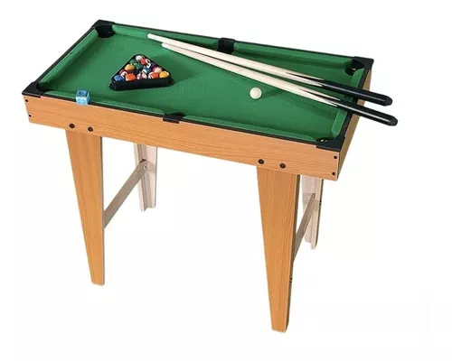 Brinquedo Mini Mesa De Bilhar Snooker Sinuca Infantil 2 Taco