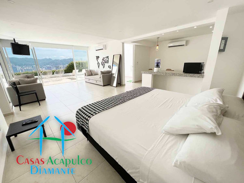 Cad Brisas Diamante Suite 43. Terraza Con Jacuzzi, Extraordinaria Vista A La Bahía De Santa Lucía