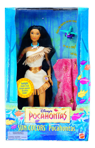 Disney Sun Colors Pocahontas & Ring 1995 Edition