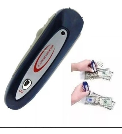 Verificador Detector De Billetes Falsos Luz Uv Tienda Física