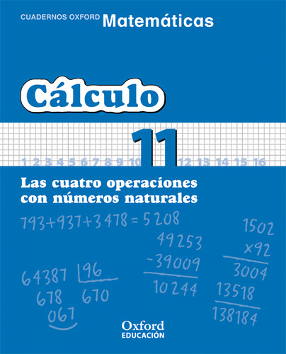 Matemáticas 1º Primaria Cuadernos De Cálculo 11 Vv.aa Oxf