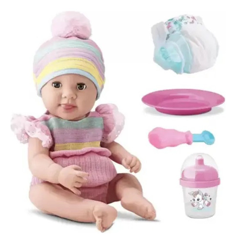 Boneca Diver New Born Brincar De Papinha - Menina