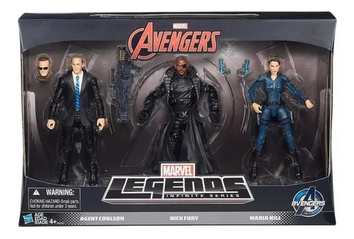 マーベルレジェンド　コールソン　マリアヒル Marvel Legends Shieldpack Nick Fury Agent Couson Maria Hill