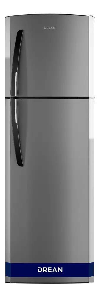 Heladera Con Freezer No Frost 250 L Steel Drean Rda250fvrt Color Gris