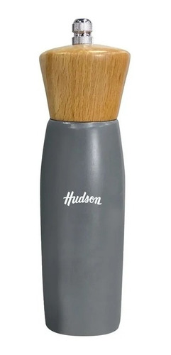 Molinillo Madera Hudson Laqueado Gris 20 Cm Muelas Cerámica