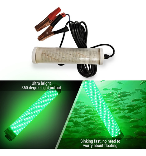 Luz De Pesca Sumergible Led De 12 V, Buscador De Peces Subac