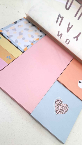 Imagen 3 de 3 de Notas Adhesivas Tipo Post It Señaladores Sticky Notes Mod 3